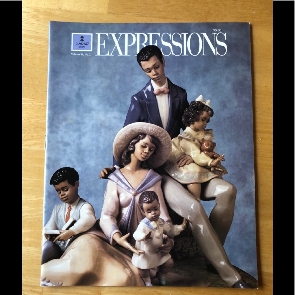 2/$5 or 5/$12 Lladro”Expressions”magazine Vol11 #2